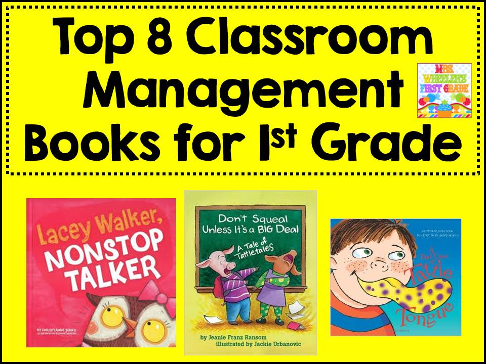 8 Essential Books for 1st Grade {Classroom Management Edition} Mrs